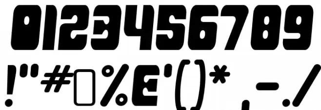 MassiveRetaliation-Regular Font OTHER CHARS