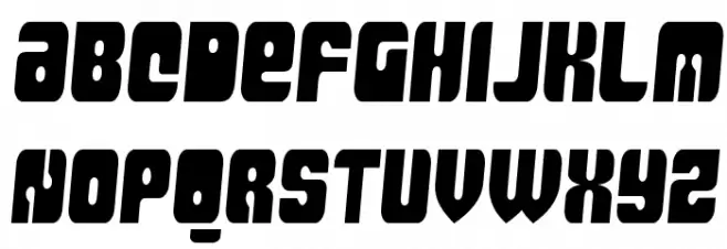 MassiveRetaliation-Regular フォント 大文字