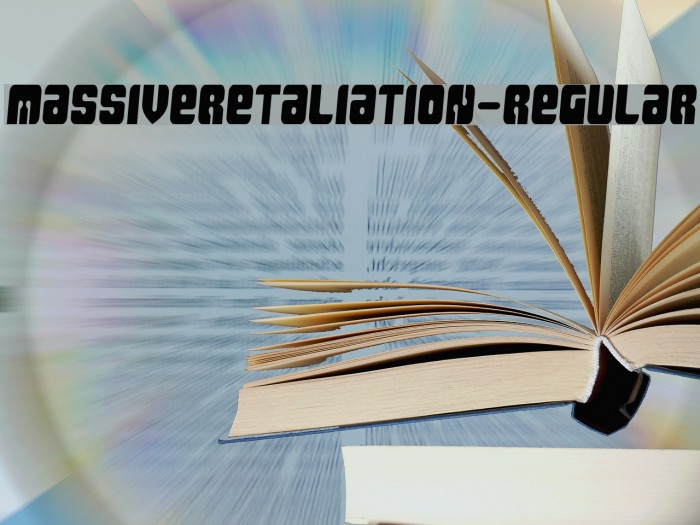 MassiveRetaliation-Regular Font examples