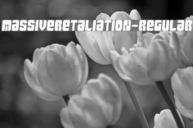 MassiveRetaliation-Regular Font examples