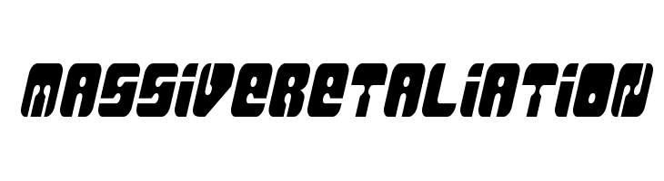 MassiveRetaliation Font