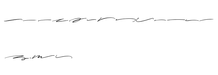 Massmellow Swash Font LOWERCASE