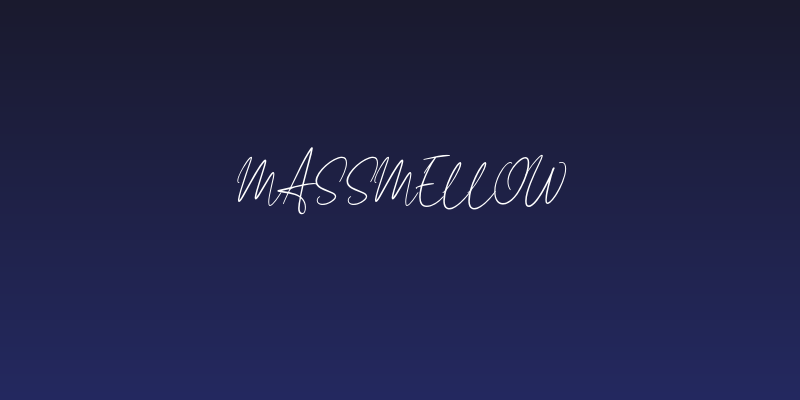 Massmellow Social Header