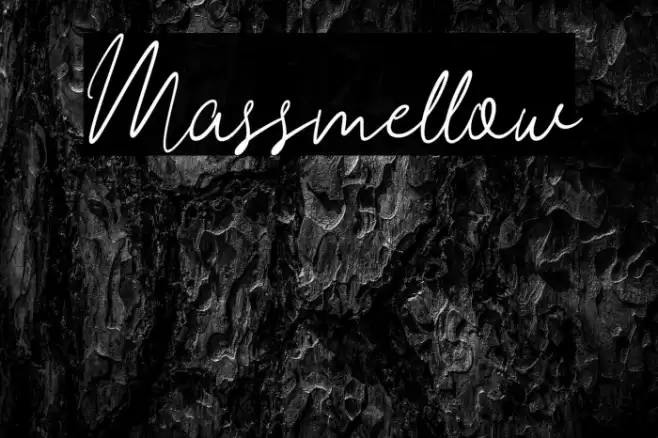 Massmellow Font examples