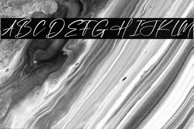 Massterdam Fontera Schriftart examples