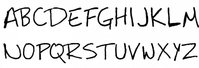Mastalock Schriftart Groß
