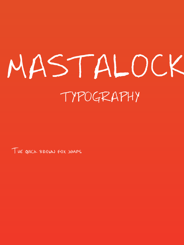 Mastalock Poster