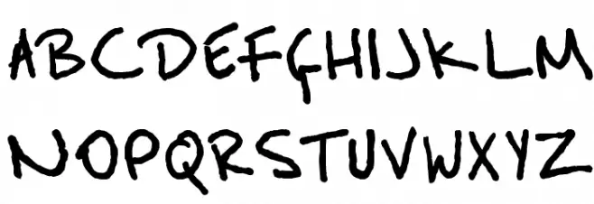 Mastalock Font Litere mici