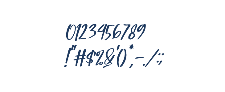Mastelo Italic Other Characters