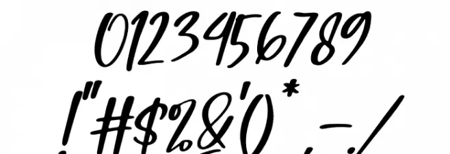 Mastelo Italic Font OTHER CHARS