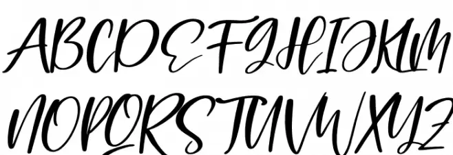 Mastelo Italic Schriftart Groß