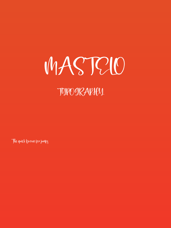 Mastelo Poster