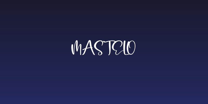 Mastelo Social Header