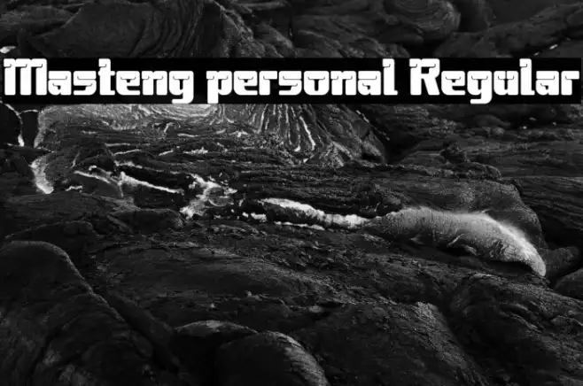 Masteng personal Regular Example 3