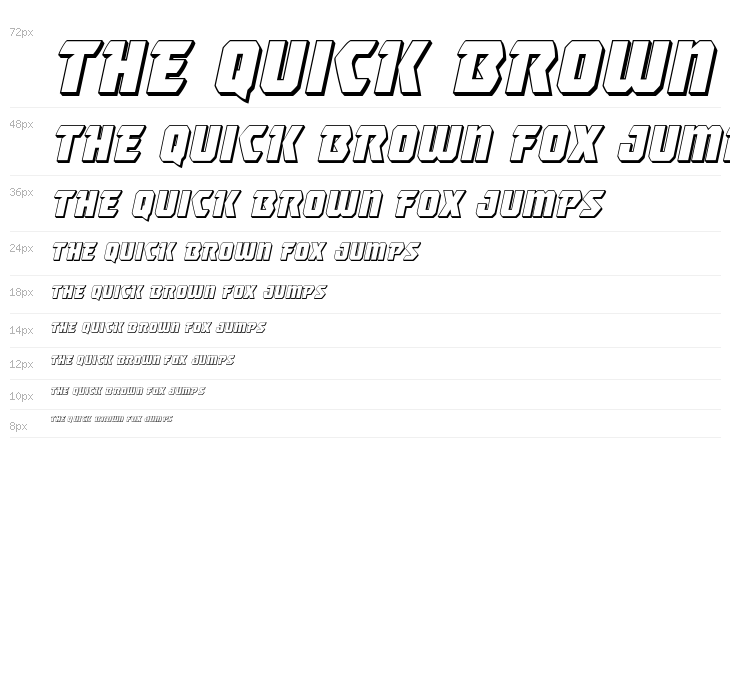 Master Breaker 3D Italic Waterfall