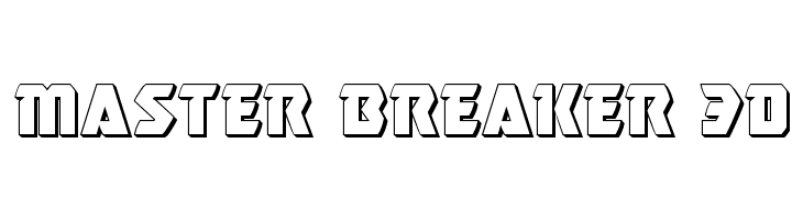Master Breaker 3D Caratteri