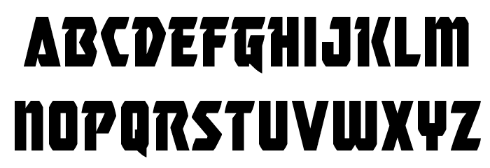 Master Breaker Condensed Font LOWERCASE
