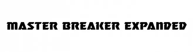 Master Breaker Expanded  免费字体下载