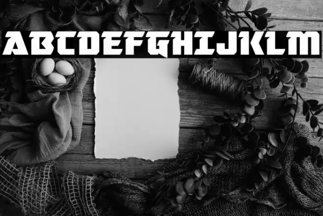 Master Breaker Expanded Font examples