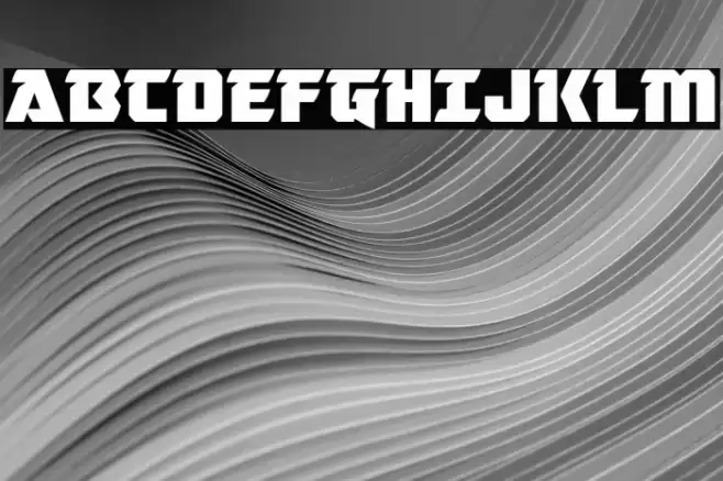 Master Breaker Expanded Font examples