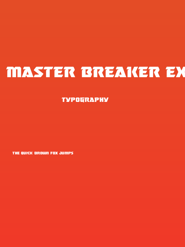 Master Breaker Expanded Poster