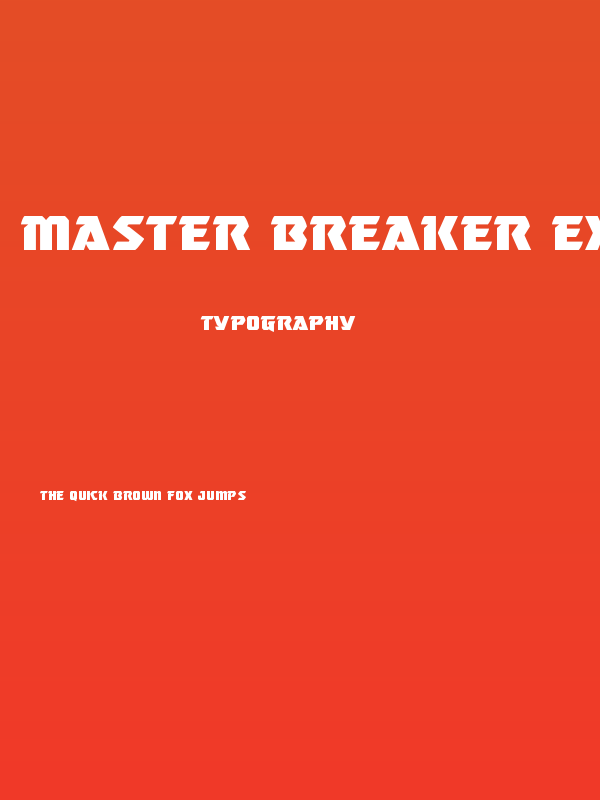 Master Breaker Expanded Poster