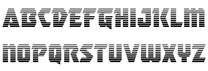 Master Breaker Gradient Font LOWERCASE