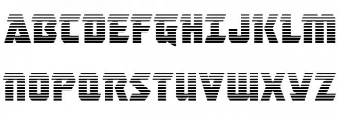Master Breaker Gradient Schriftart Groß
