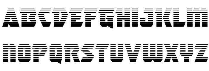 Master Breaker Gradient Font LOWERCASE