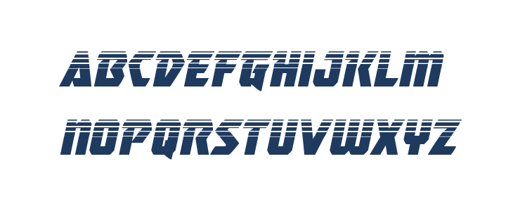 Master Breaker Halftone Italic Lowercase