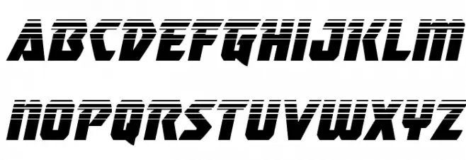 Master Breaker Halftone Italic 字体 小写