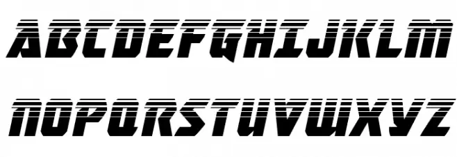Master Breaker Halftone Italic フォント 大文字