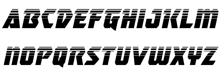 Master Breaker Halftone Italic Font LOWERCASE