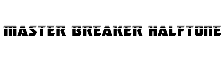Master Breaker Halftone Caratteri