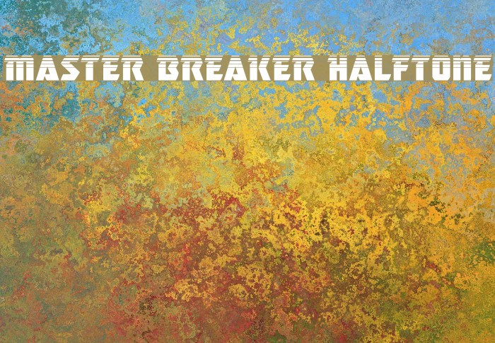 Master Breaker Halftone Caratteri examples