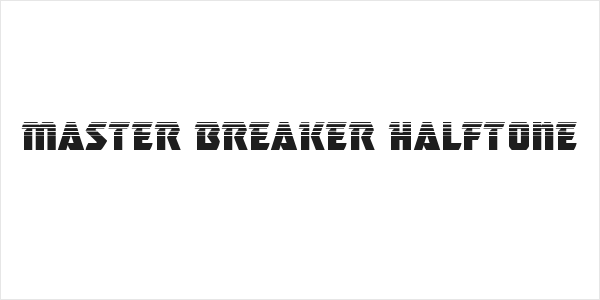Master Breaker Halftone Logo