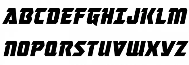Master Breaker Italic Polices MAJUSCULES