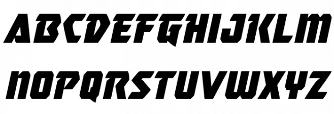 Master Breaker Italic Font LOWERCASE