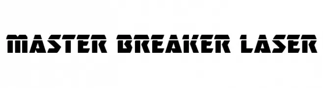 Master Breaker Laser  Fuentes Gratis Descargar