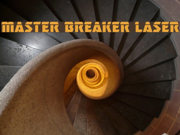 Master Breaker Laser Font examples