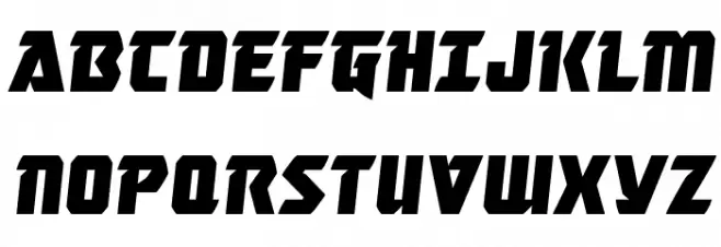 Master Breaker Semi-Italic Fonte MAIÚSCULAS