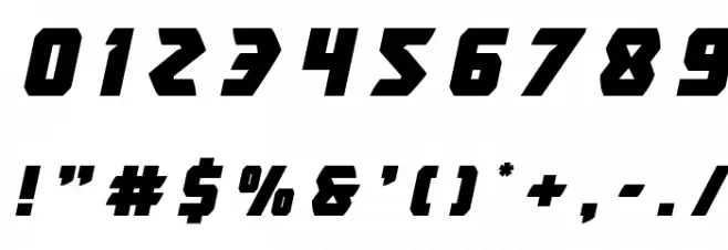 Master Breaker Title Italic Font OTHER CHARS