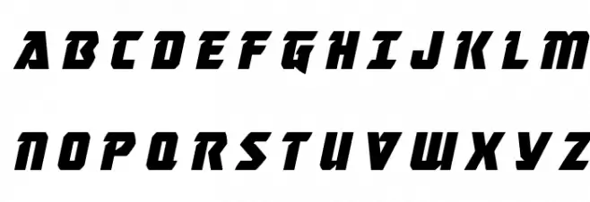 Master Breaker Title Italic Шрифта ВЕРХНИЙ