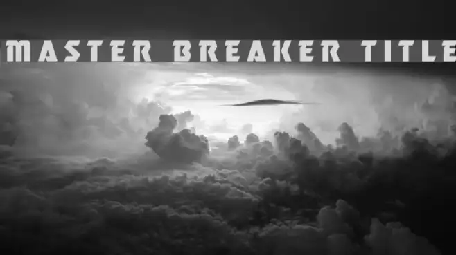 Master Breaker Title Example 3
