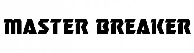 Master Breaker  baixar fontes gratis