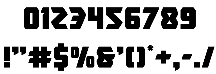 Master Breaker Font OTHER CHARS