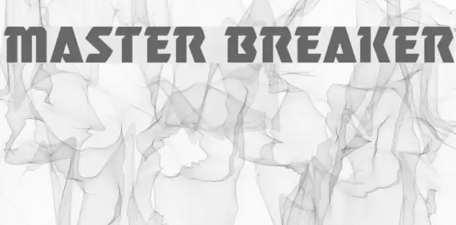 Master Breaker Font examples