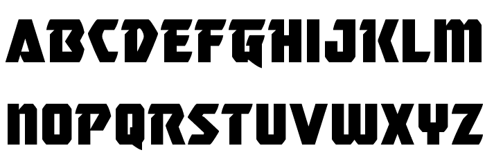 Master Breaker Font LOWERCASE