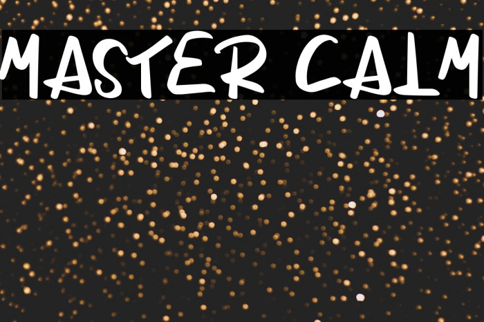 Master Calm Example 2