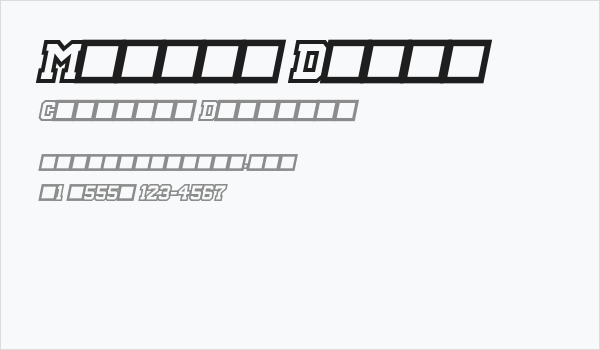 Master Droid Business Card